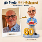 Personalized 60th Birthday Custom Bobblehead