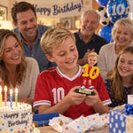 Personalized Boy Figurine Holding Number 10
