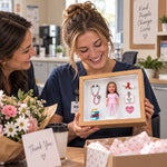 Custom Nurse & Doctor Figurine Shadow Box