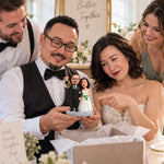 Personalized Custom Wedding Bride & Groom Statue from Photo