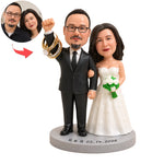 Personalized Custom Wedding Bride & Groom Statue from Photo