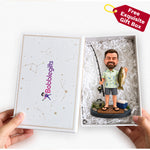 Custom Personalized Retirement Fishing Bobblehead from Photo