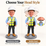 Custom Civil Engineer Bobblehead from Photo with AI Preview