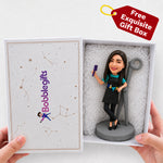 Personalized Handmade Gift Custom Hairdresser Bobblehead