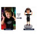 Custom Boy Bobblehead from Photo – Personalized Kids Keepsake Gift