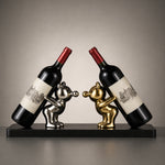 Fun Decorative Bear Wine Bottle Holder for Home Bar