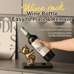 Fun Decorative Bear Wine Bottle Holder for Home Bar