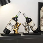Fun Decorative Bear Wine Bottle Holder for Home Bar