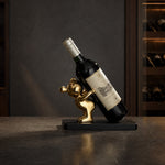 Fun Decorative Bear Wine Bottle Holder for Home Bar