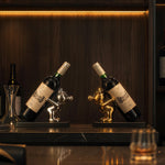 Fun Decorative Bear Wine Bottle Holder for Home Bar
