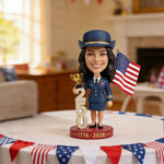 Personalized America 250th Anniversary Bobblehead from Photo