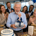 Custom Retirement Celebration Bobblehead