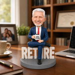 Custom Retirement Celebration Bobblehead