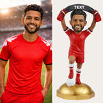 Custom Soccer Fan Bobblehead with Scarf