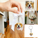 Custom Personalized Dog Keychain from Photo