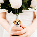 Custom Personalized Dog Keychain from Photo