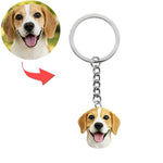Custom Personalized Dog Keychain from Photo
