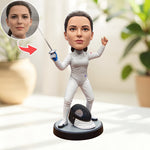 Custom Fencing Athlete Bobblehead from Photo