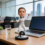 Custom Fencing Athlete Bobblehead from Photo