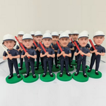 Custom Personalized Baseball Team Bobbleheads from Photo(Min 5 PCS)