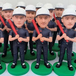 Custom Personalized Baseball Team Bobbleheads from Photo(Min 5 PCS)