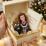 Custom Personalized Female Teacher Bobblehead from Photo