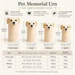 Personalized Ceramic Pet Urn – Custom Dog & Cat Memorial Keepsake