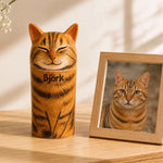 Personalized Ceramic Pet Urn – Custom Dog & Cat Memorial Keepsake