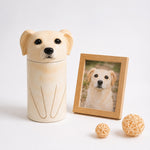 Personalized Ceramic Pet Urn – Custom Dog & Cat Memorial Keepsake