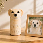 Personalized Ceramic Pet Urn – Custom Dog & Cat Memorial Keepsake