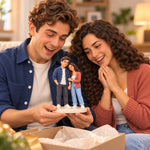 Custom Realistic 3D Printed Couple Figurine from Photos