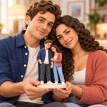 Custom Realistic 3D Printed Couple Figurine from Photos