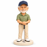 Custom Realistic 3D Printed Golfer Figurine from Photo