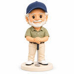 Custom Realistic 3D Printed Golfer Figurine from Photo