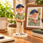 Custom Realistic 3D Printed Golfer Figurine from Photo