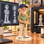 Custom Realistic 3D Printed Golfer Figurine from Photo