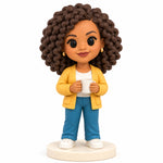 Custom Coworker 3D Printed Figurine from Photo