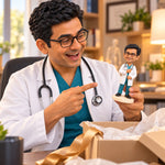 Custom Realistic 3D Printed Doctor or Nurse Figurine from Photo