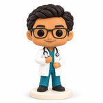 Custom Realistic 3D Printed Doctor or Nurse Figurine from Photo