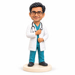Custom Realistic 3D Printed Doctor or Nurse Figurine from Photo