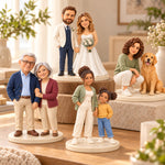 Custom 3D Printed Figurine from Photo – Personalized Portrait Statue