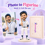 Custom 3D Printed Figurine from Photo – Personalized Portrait Statue