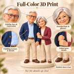 Custom Parents 3D Printed Figurine from Photos