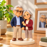 Custom Parents 3D Printed Figurine from Photos