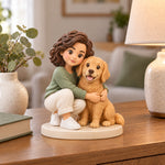 Custom 3D Person and Pet Figurine from Photos
