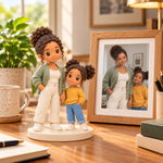 Custom 3D Parent & Child Figurine from Photo
