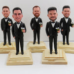 Bulk Custom Businessman Corporate Team Bobbleheads(Min 5 PCS)