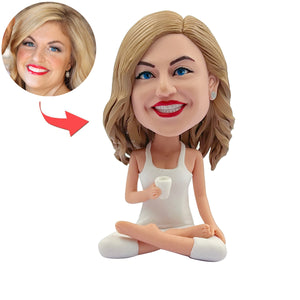 Personalized Custom Yoga Bobblehead