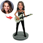 Custom Bobblehead for Female Guitar Lovers