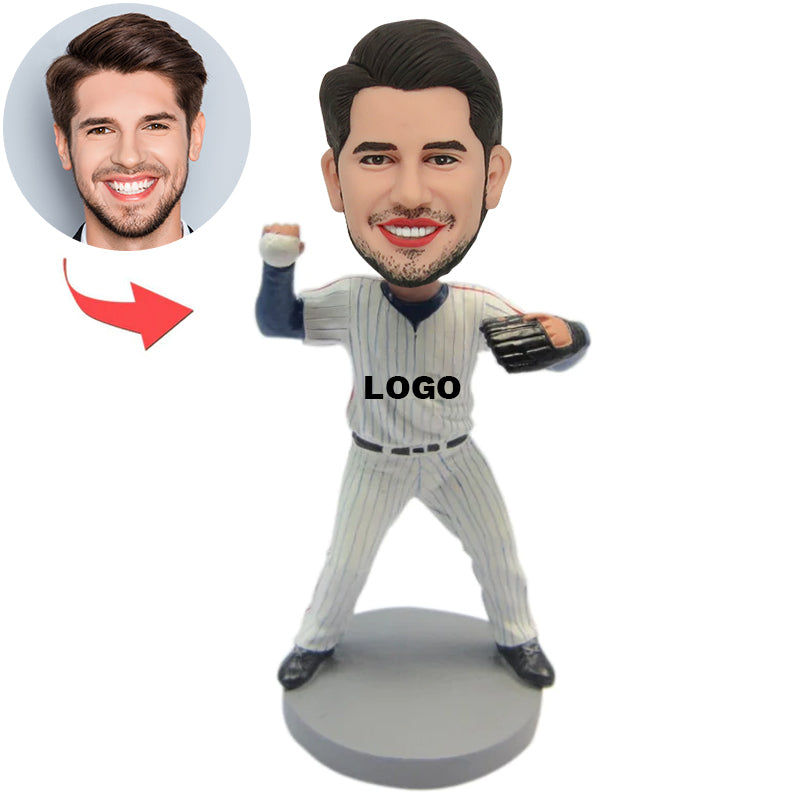 Custom Baseball Sportman Bobblehead